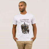Jagddooder, Beste Beast tegen Renbrad Paperweight  T-shirt (Voorkant volledig)