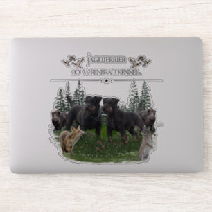 Jagddooder Bo tegen Renbrad Kennel. HP Laptop Skin