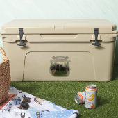 Jagddooder Bo tegen Renbrad Kennel. HP Laptop Skin (Koeler)