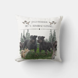 Jagddooder Bo tegen Renbrad Kennel. HP Laptop Skin Buitenkussen