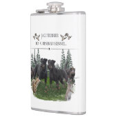 Jagddooder Bo tegen Renbrad Kennel. HP Laptop Skin Heupfles (Links)