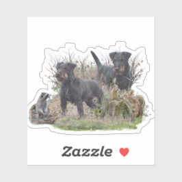 Jagddooder , Bo tegen Renbrad Kennel." Sticker