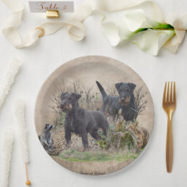 Jagddooder , Bo tegen Renbrad Kennel.' Sticker Papieren Bordje