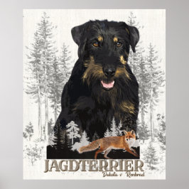 Jagddooder Dakota tegen Renbrad Faux Canvas Print
