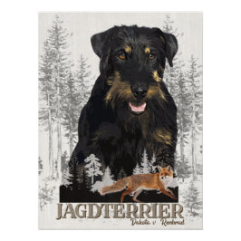 Jagddooder Dakota tegen Renbrad Faux Canvas Print Perfect Poster