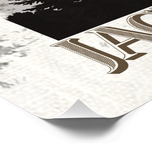 Jagddooder Dakota tegen Renbrad Faux Canvas Print Perfect Poster (Hoek)