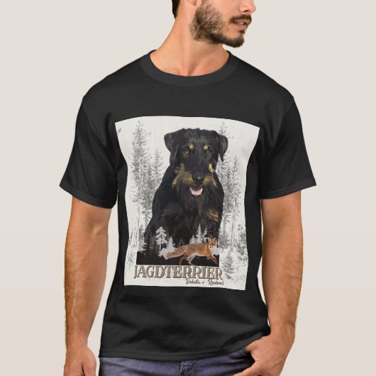 Jagddooder Dakota tegen Renbrad Faux Canvas Print  T-shirt (Voorkant)