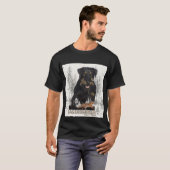 Jagddooder Dakota tegen Renbrad Faux Canvas Print  T-shirt (Voorkant volledig)