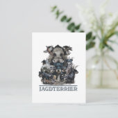 Jagddooder Feestdagenkaart (Staand voorkant)