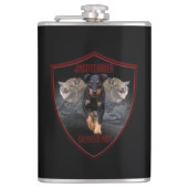 Jagddooder Heupfles (Voorkant)