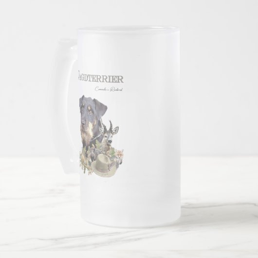 Jagddooder Matglas Bierpul (Voorkant links)