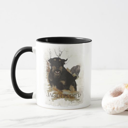 Jagddooder Mok (Met donut)