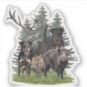 Jagddooder Sticker (Voorkant)