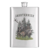 Jagddooder Sticker Button Sleutelhanger Koffee Mok Flacon (Voorkant)