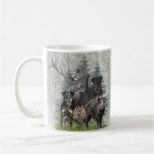 Jagddooder Sticker Button Sleutelhanger Koffie Mok (Links)