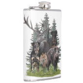 Jagddooder Sticker Button Sleutelhanger Koffie Mok Heupfles (Rechts)