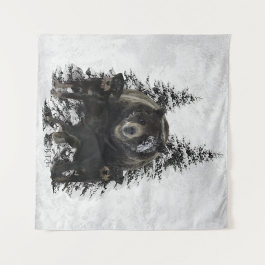 Jagddooder Wandkleed (Voorkant (horizontaal))