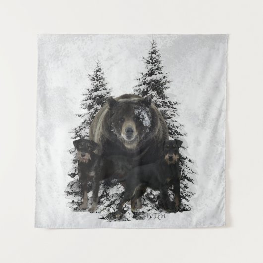 Jagddooder Wandkleed (Voorkant)