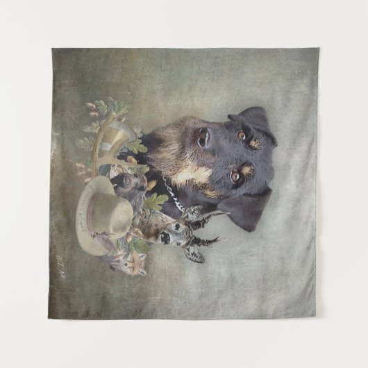 Jagddooder Wandkleed (Voorkant (horizontaal))