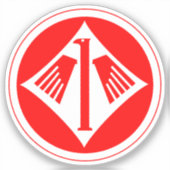 Jagdgeschwader 1 (JG 1) Oesau Insignia Sticker (Voorkant)