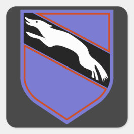 Jagdgeschwader 7 "Nowotny" (JG 7) Emblem Vierkante Sticker