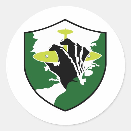 Jagdgeschwader JG 52 1. Gruppe I fruh Ronde Sticker (Voorkant)