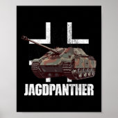Jagdpanther Hunting Panther German Tank Destroyer Poster (Voorkant)