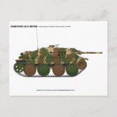 Jagdpanzer 38(t) Hetzer in "ambush" camouflage Briefkaart (Voorkant)