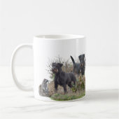 Jagdterrier ,,Bo v. Renbrad Kennel.'' Sticker Papi Koffiemok (Links)