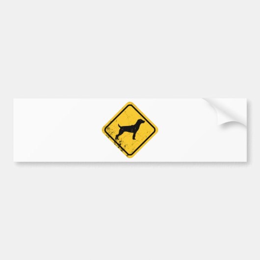 Jagdterrier Bumpersticker (Voorkant)
