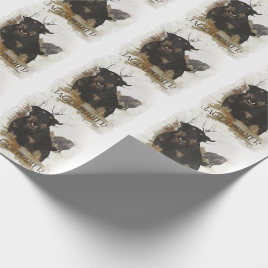 Jagdterrier  cadeaupapier (Hoek)
