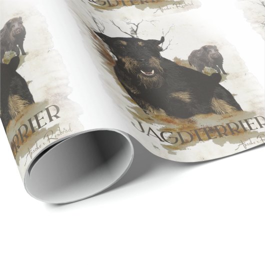 Jagdterrier  cadeaupapier (Rol Hoek)