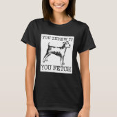Jagdterrier funny dog lover gift t-shirt (Voorkant)