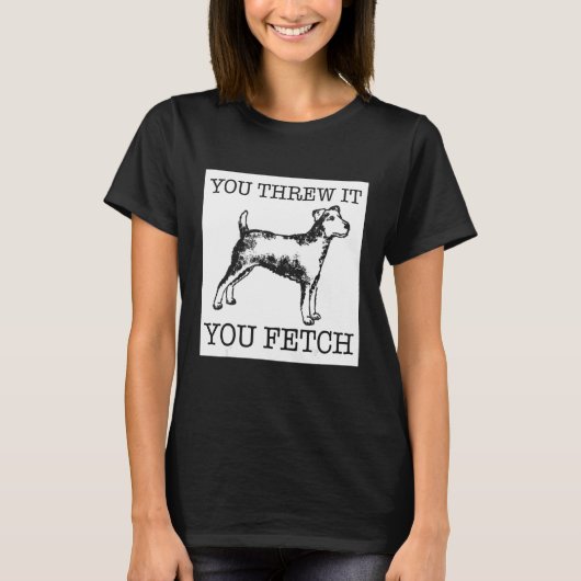 Jagdterrier funny dog lover gift t-shirt (Voorkant)
