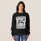Jagdterrier funny dog lover gift trui (Voorkant volledig)