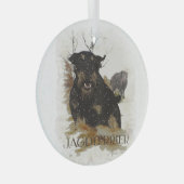 Jagdterriër Glas Ornament (Voorkant Rechts)