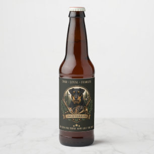 Jagdterrier , Jacht Logo Bier Etiket