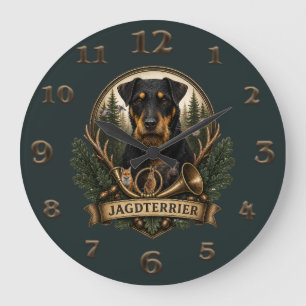 Jagdterrier , Jacht Logo Grote Klok