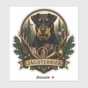 Jagdterriër, Jacht Logo Sticker
