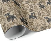 Jagdterrier- Jachthond  Cadeaupapier (Rol Hoek)