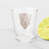 Jagdterrier, moedig hart shot glas (Achterkant)
