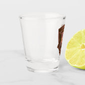 Jagdterrier, moedig hart shot glas (Links)