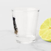Jagdterrier, moedig hart shot glas (Rechts)