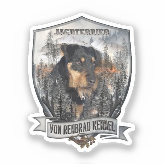 Jagdterrier  sticker (Voorkant)