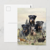 Jagdterriers v. Renbrad Kennel Briefkaart (Voorkant / Achterkant)