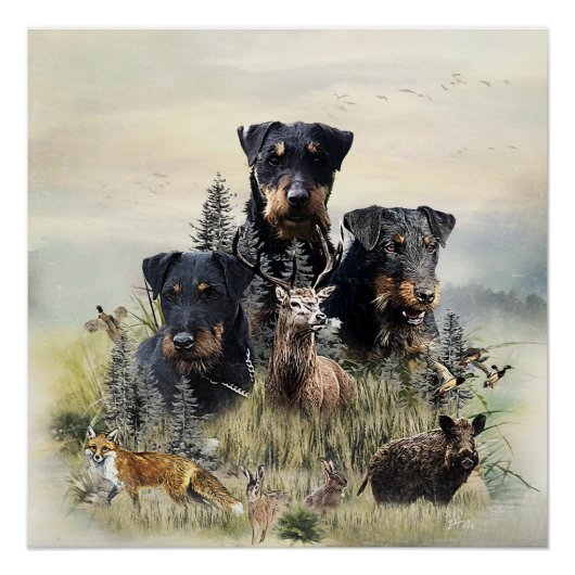 Jagdterriers v. Renbrad Kennel Perfect Poster (Voorkant)