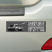 JAGDTIGER Bumpersticker (Op auto)
