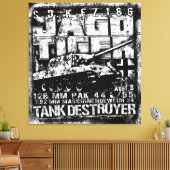 JAGDTIGER CANVAS AFDRUK (Insitu (Woonkamer))