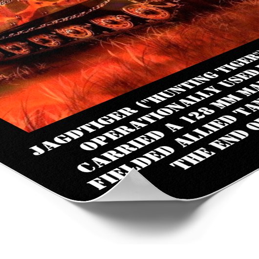 Jagdtiger German Tank Destroyer Print (Hoek)