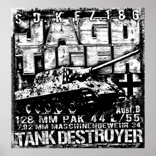 JAGDTIGER POSTER (Voorkant)